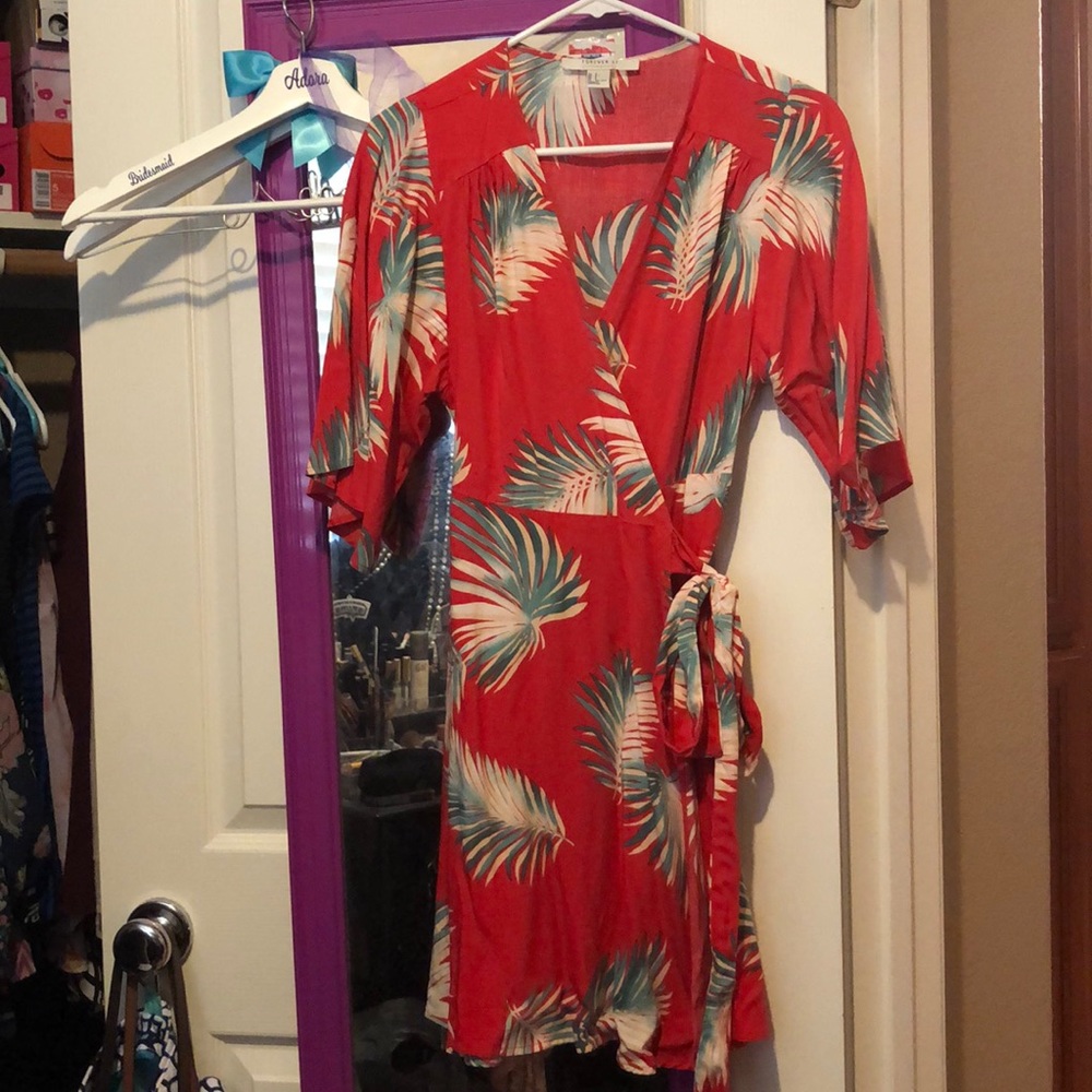 Tie waist dress